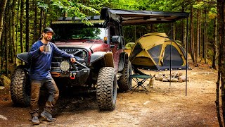 Overland Jeep Camping Adventure With Dome Tent  Part 1 [upl. by Rie]