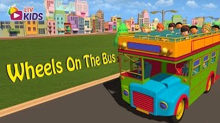 Wheels On The Bus Go Round And Round with Lyrics  LIV Kids Nursery Rhymes and Songs  HD [upl. by Dietz]