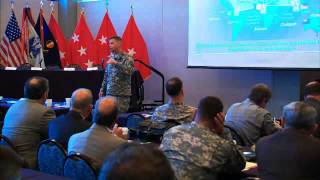 GEN Perkins discusses shaping the Army as the nations foundational force [upl. by Hedvig946]