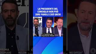 La Presidente del Consiglio non può dire parole così grevi shorts meloni deluca [upl. by Yorle]