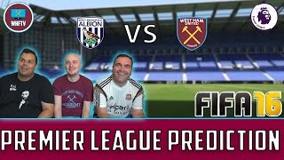 West Brom vs West Ham  Fifa 16 Prediction [upl. by Wera]