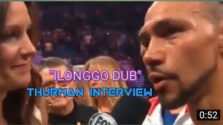 THURMAN INTERVIEW ilonggo dub AFTER LAST FIGTH😂😂 [upl. by Alisander]