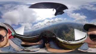 Bumpy flight over Blairstown in a Schweizer 126 glider [upl. by Dranik]