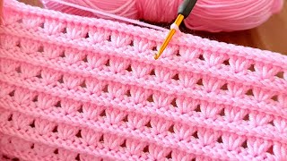 Unique and easy crochet pattern for beginners is unusual for baby blankets and bags crochet [upl. by Baskett]