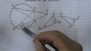 Demostración teorema de las secantes 01 [upl. by Emiatej]