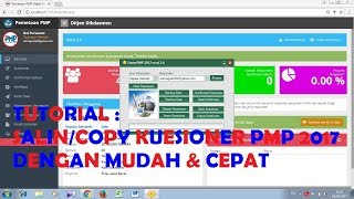 TUTORIAL  SalinCopy Kuesioner PMP 2017 Dengan Mudah amp Cepat [upl. by Alimaj356]