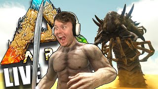 ARK Season 2 LIVE FIGHTING DEATHWORMS [upl. by Nostrebor773]