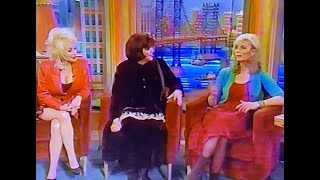 Dolly Parton Emmylou Harris Linda Ronstadt  Trio II  Rosie ODonnell Show  February 12 1999 [upl. by Tenrag]