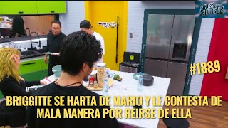 BRIGGITTE SE HARTA DE MARIO Y LE CONTESTA DE MALA MANERA POR REIRSE LA CASA DE LOS FAMOSOS MEXICO 2 [upl. by Eylloh]