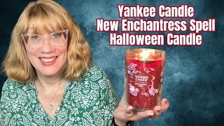 Yankee Candle New Enchantress Spell Halloween Candle First Impression [upl. by Wulf]