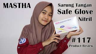 Review Sarung Tangan Safe Glove Bluple Nitril [upl. by Eidnalem]