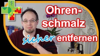 Ohrenschmalz sicher und schonend entfernen [upl. by Christin]