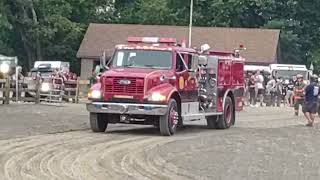 morganville fire and farmingdale fire at Monmouth county firefighter competition [upl. by Edmanda]