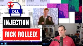 DLL Injection Rick Rolled Explorerexe Cybersecurity Analyst Live Triage  FAQing Friday July 12 [upl. by Sakmar]