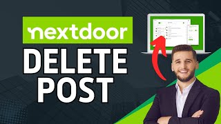 How to Delete Post on Nextdoor 2024 [upl. by Auhs]