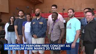 Common to perform free concert at Millennium Park  How to get seats [upl. by Nnaerb]