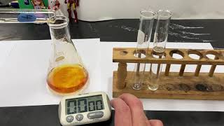 Iodination of Acetone [upl. by Aurelie]