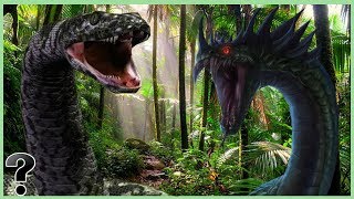 What If A Titanoboa Snake Fought A Basilisk Snake [upl. by Nireil]