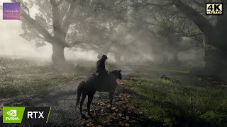 RDR2 Scenic Third Person Horse Ride around the Map  Relaxing Video Game Ambience amp Music [upl. by Vieva]