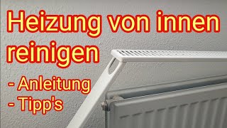 Heizung reinigen von innen  Heizungsgitter abnehmen [upl. by Odnomar597]