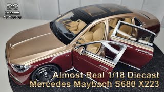 Almost Real  Mercedes Maybach S680  118 Diecast [upl. by Elicec]