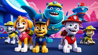 Paw Patrol Rescue Chase amp Marshall From Giant SharkMan Cursed  Paw Patrol Cartoon Movie [upl. by Asseram]