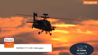 YXZNRC F11S RC Helicopter  Shop on Banggood [upl. by Anabal415]