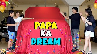 PAPA KA DREAM  New car reveal vlog  Aayu and Pihu Show [upl. by Anniram]