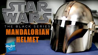 Star Wars The Black Series  The Mandalorian Electronic Helmet Unboxing and Review [upl. by Ttayh219]