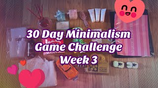 Hoarders Heart 30 Day Minimalism Game Challenge aka “Hoarder Detox” Week 3 [upl. by Frans]