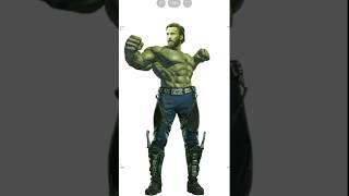 Hulk  Captain America  Drax  fusion art  shorts youtubeshorts [upl. by Ballman]