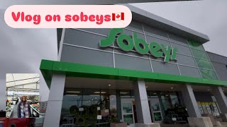 Shopping at Sobeys 🛒Fresh Finds in OntarioGroceryHaulCanadaVacationtravel frobeys🇨🇦shopping [upl. by Ramsdell711]