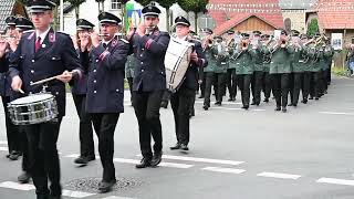 Schützenfest Rhade 2023  Ehrenmalfeier  Yorckscher Marsch [upl. by Nevur]