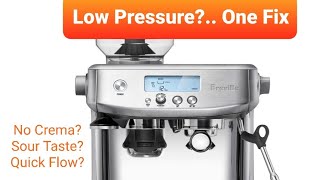 Low Pressure How to Fix Breville Barista Pro Espresso Pressure [upl. by Swayder]