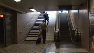 Subway Station in Stockholm  piano stairs [upl. by Harte523]