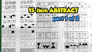 15item ABSTRACT Reasoning part 1 of 2 [upl. by Vudimir]