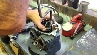 Intake Cylinder Repair on Lycoming 0320D2J on Cessna 172M [upl. by Rock]