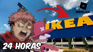 24 HORAS EN EL IKEAAutismo kaisen en roblox [upl. by Ynolem]