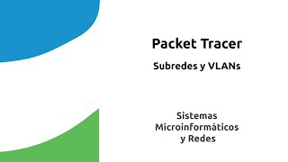 Packet Tracer Subredes y VLANs [upl. by Saba]