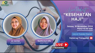 🔴 LIVE  KESEHATAN HAJI [upl. by Leihcar]