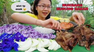 HIDUP DI DESA  PETIK BUNGA TURI DAN BUNGA TELANG UNTUK DIJADIKAN LALAPAN  MUKBANG BUNGA [upl. by Nahpos]