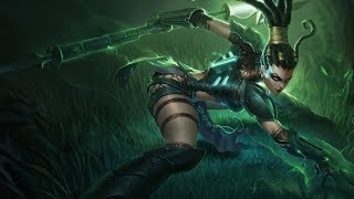 Skin Nidalee chasseuse de tête  League of legends [upl. by Nekcarb365]