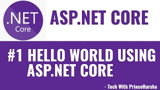 1ASPNET Core MVC tutorial  Hello world example [upl. by Roid]
