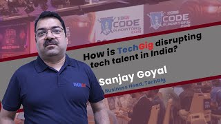 TechGig disrupting tech talent in India  Ft Sanjay Goyal Business Head TechGig [upl. by Adihahs]