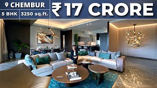 EXCLUSIVE TOUR of a ₹17 CRORE  5BHK Apartment in CHEMBUR East Mumbai  Luxury Property Tour [upl. by Alrak34]