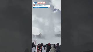 Colorado Snownado Stuns Crowd At Breckenridge Ski Resort [upl. by Bush]