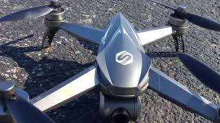 Sanrock Bugs 5W 4K Camera Drone with Brushless Motors  Flight Review [upl. by Motch]