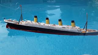 1570 Scale Revell Titanic model sinking [upl. by Cia]