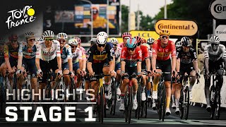 Tour de France 2024 Stage 1  EXTENDED HIGHLIGHTS  6292024  Cycling on NBC Sports [upl. by Anneliese]