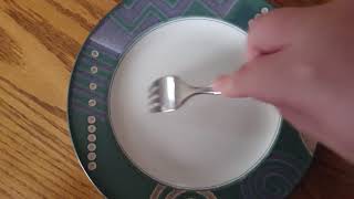 Fork on plate ASMR [upl. by Lozano]